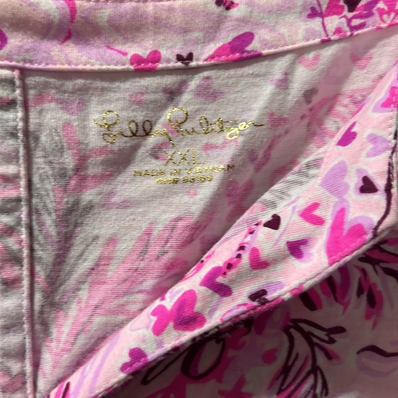 Lilly Pulitzer Tosha Pima Pink Blossom Dress 3/4 sleeve Sz XXL - Picture 3 of 4